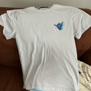 Vineyard Vines White Tee with Blue Graphic